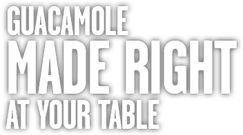 Guacamole Made Right At Your Table